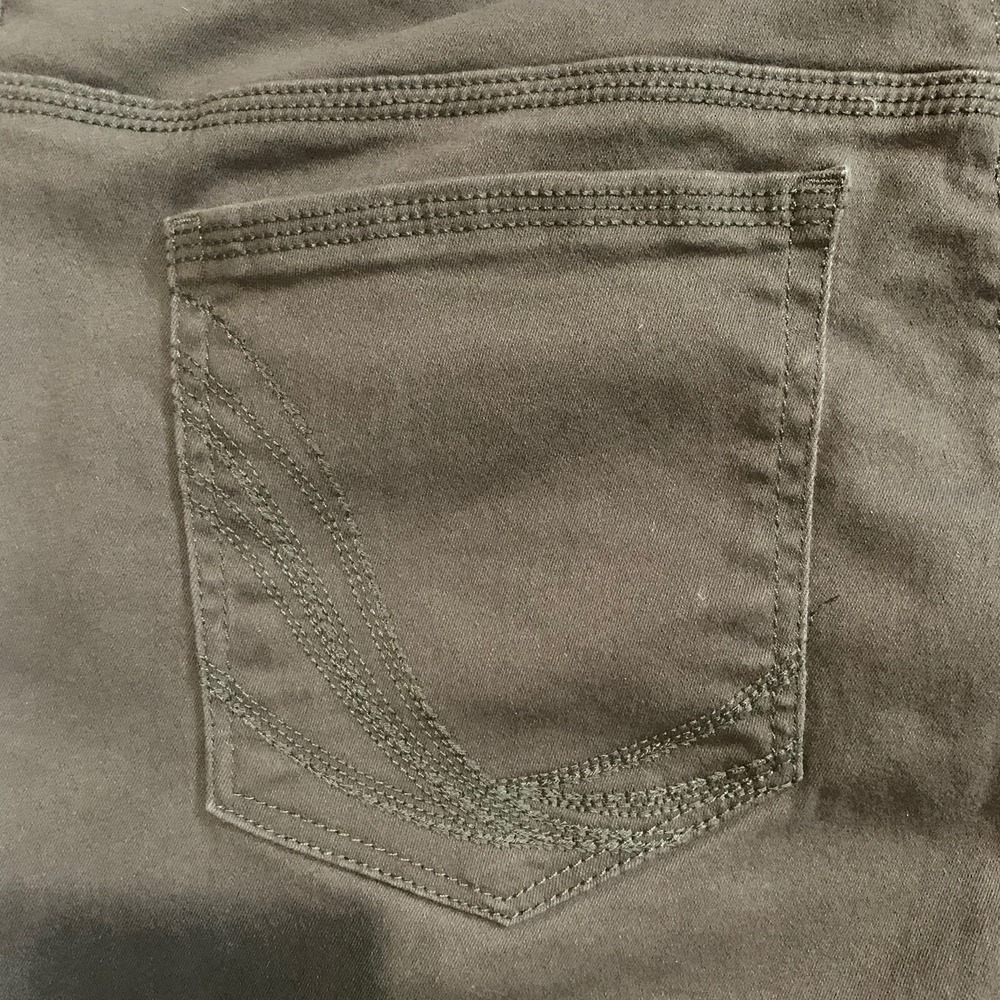 Style Co Straight‎ Leg Pants Olive Green Mens Size 20W Casual Khaki Trousers - Picture 4 of 12